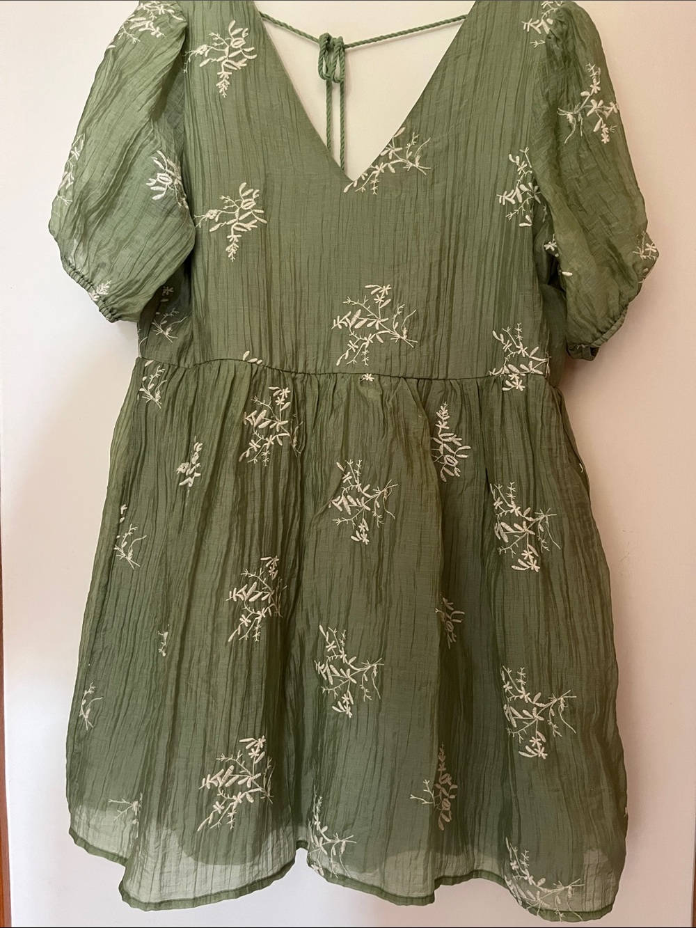 Pink Lily Sage Green Dress